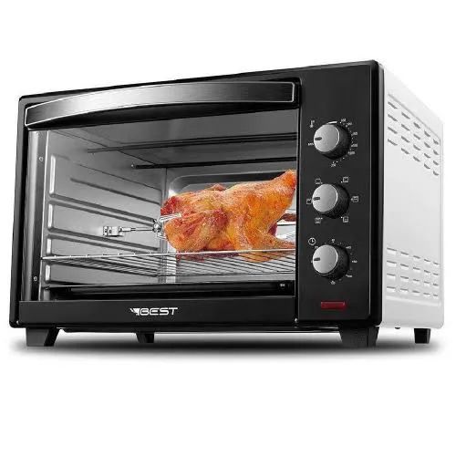 Forno elétrico Best plus 48L preto com branco, 220v - Foto 2