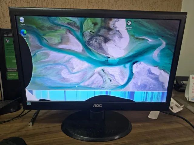 Monitor Aoc 18,5 Polegadas Widescreen E950sw Led Lcd Com Nf (COM DETALHES)