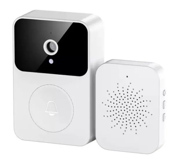 Campainha com câmera de vídeo porteiro sem fio wi-fi vê pelo celular - Foto 2