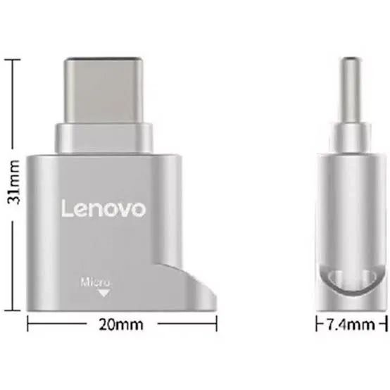Adaptador USB-C para Cartão Micro SD - Lenovo - Foto 4