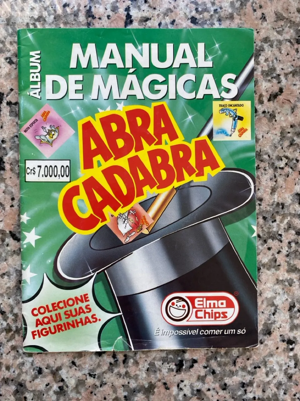 Livro Album Manual de Magicas Abra Cadabra Elma Chips