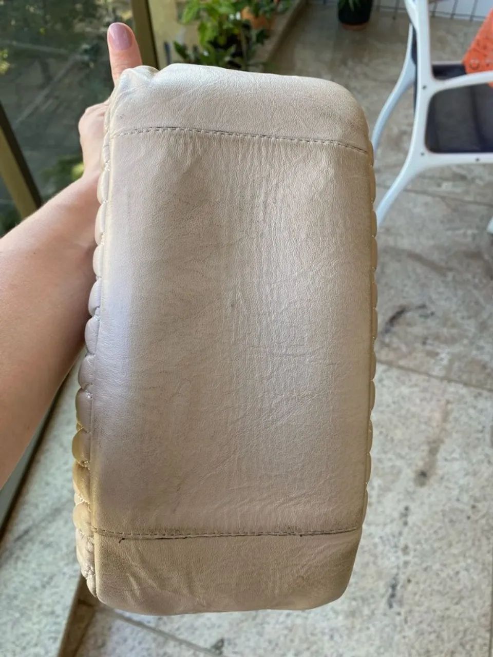 bolsa bucket nude - Foto 5