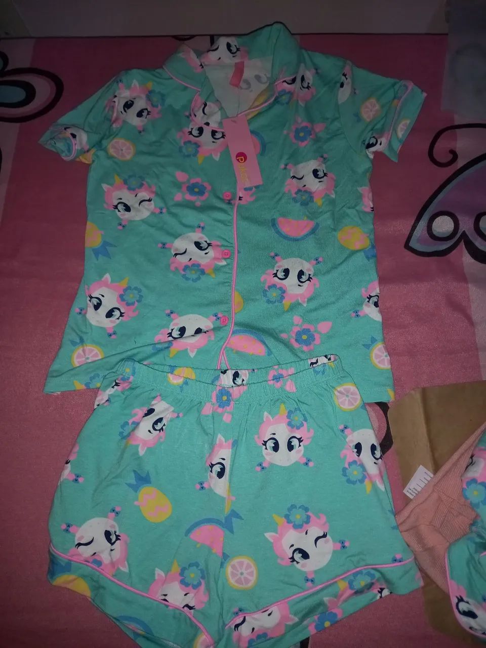 Pijama Infantil Unicórnio Puket - Foto 2