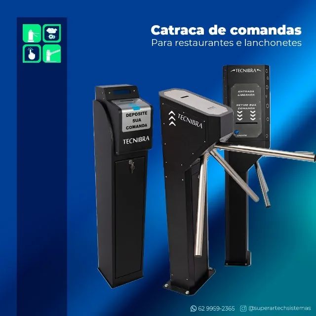catraca de comanda eletronica automação  - Foto 5