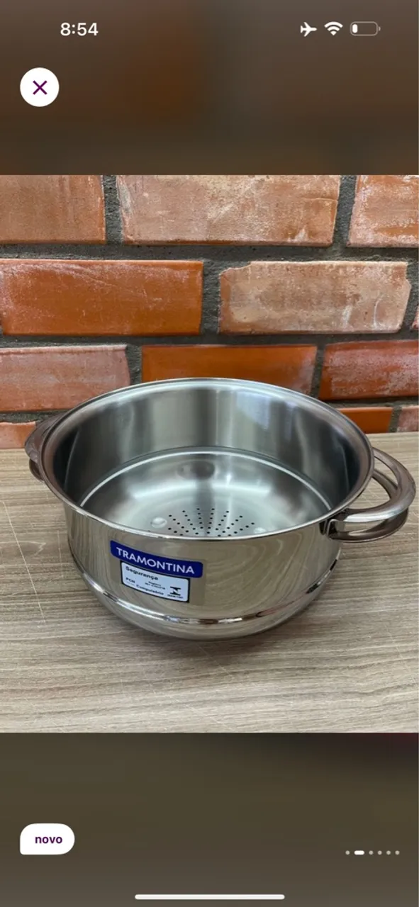 Tramontina Solar Cozi-vapore 24cm (Novo)