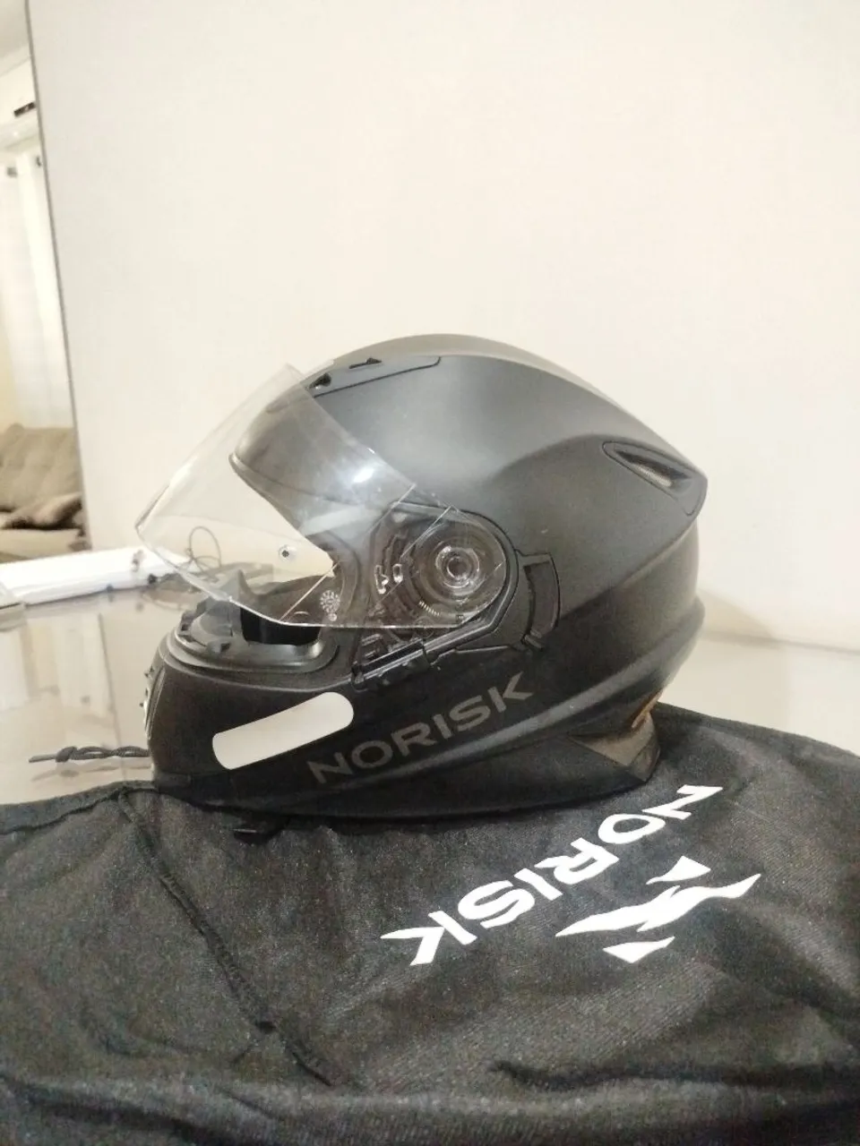 Capacete Norisk Preto - Novo!