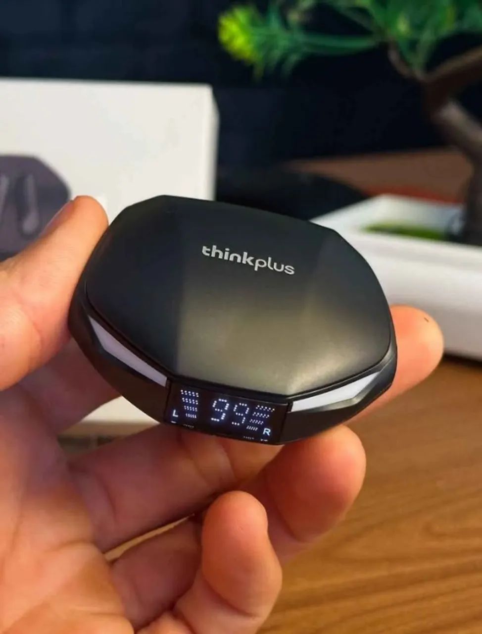 Fone de ouvido Lenovo xt53 bluetooth com visor lcd - Foto 3