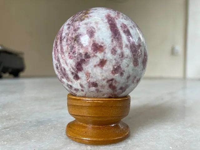 Esfera de Turmalina Rubelita 