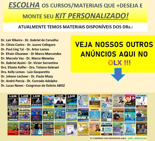 DVDs Dr Lair Ribeiro Cursos Lair Ribeiro - Foto 4
