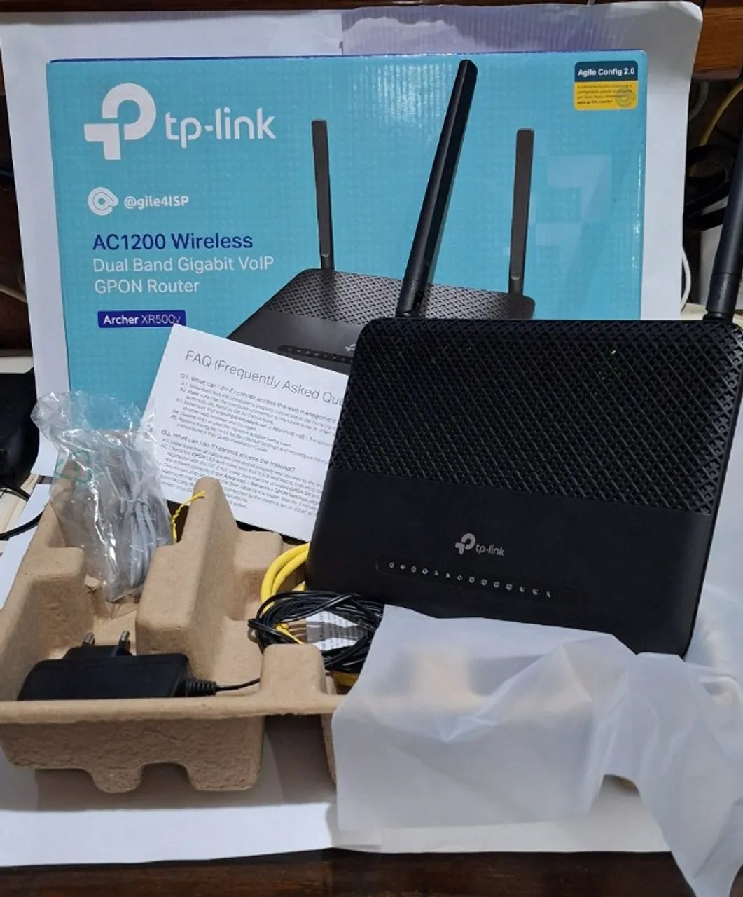Roteador tp-link GPON AC1200 wireless ARCHER XR500V - Foto 2
