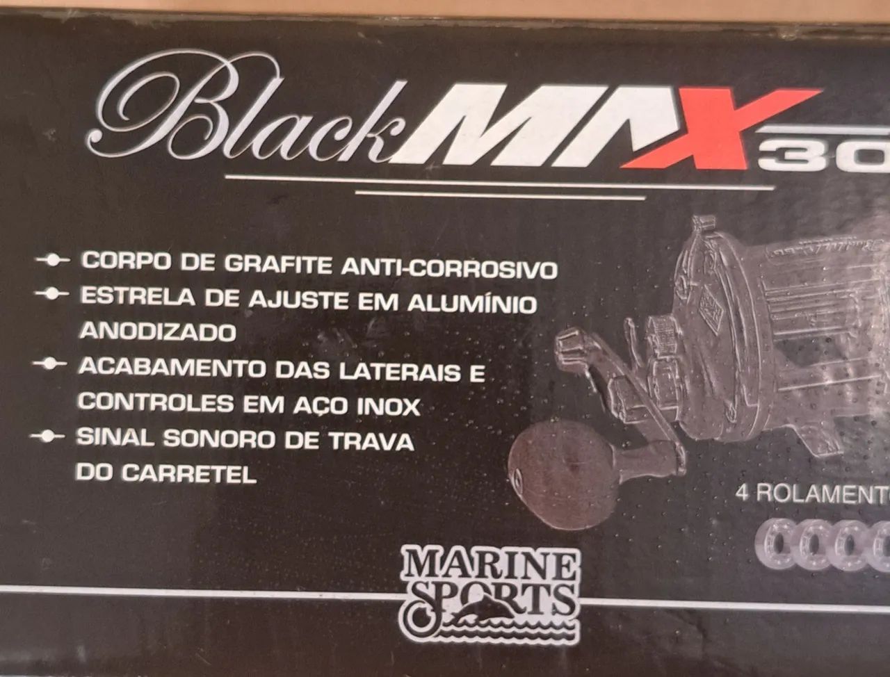 Carretilha Black Max 30 Marine Sports