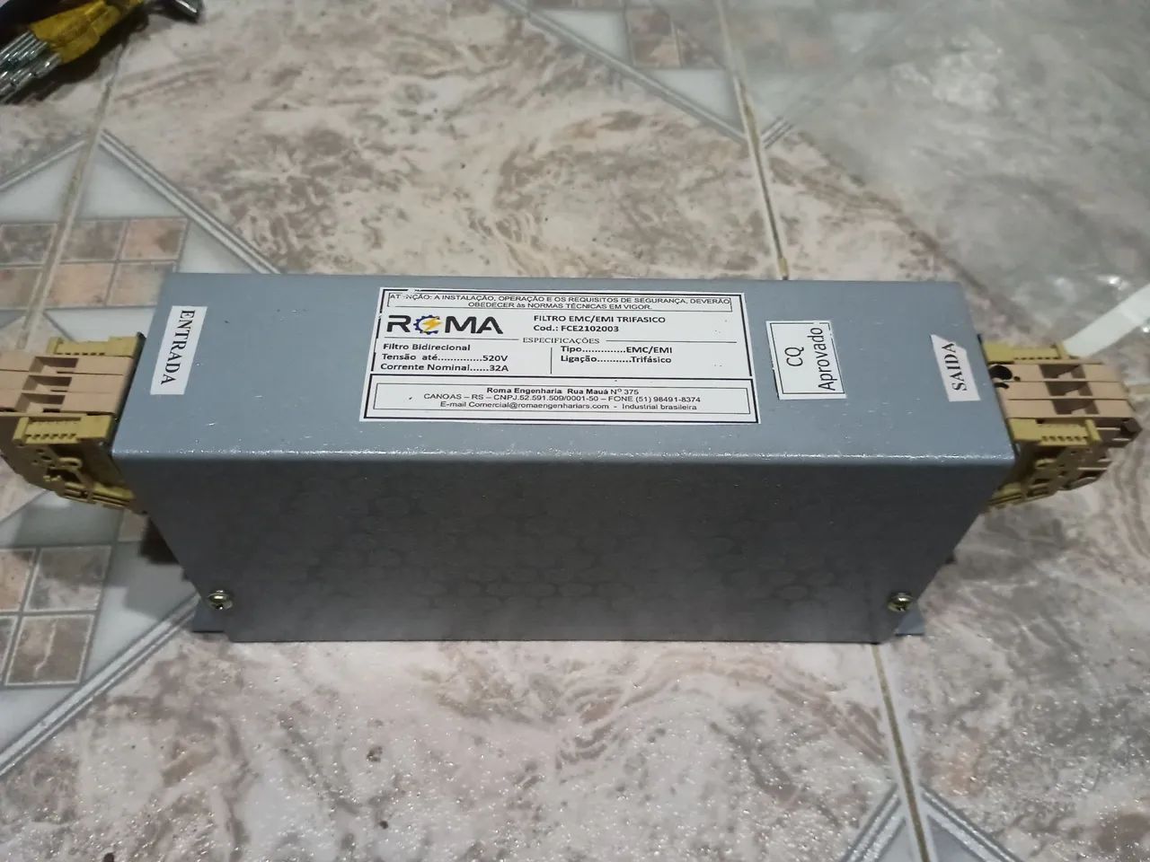 Filtro contra queima de componentes eletrônicos 64297083972995122