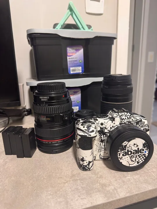 Câmera DSLR Canon EOS RP personalizada