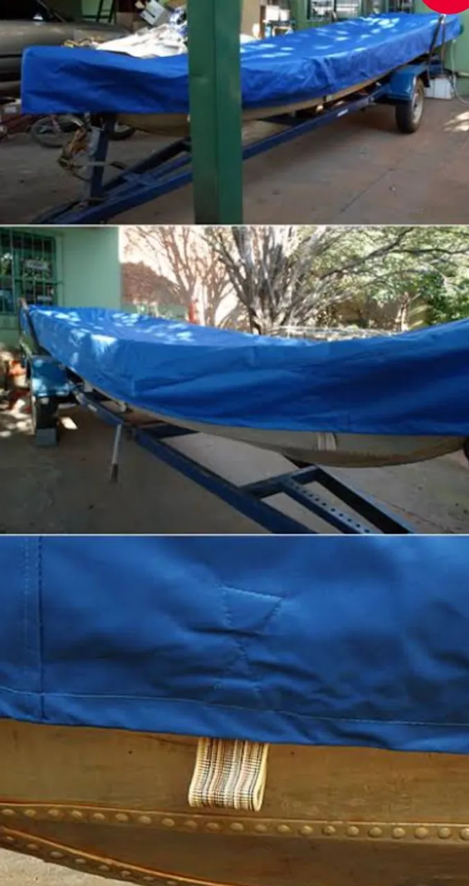 Capa de proteção para barco 6 metros