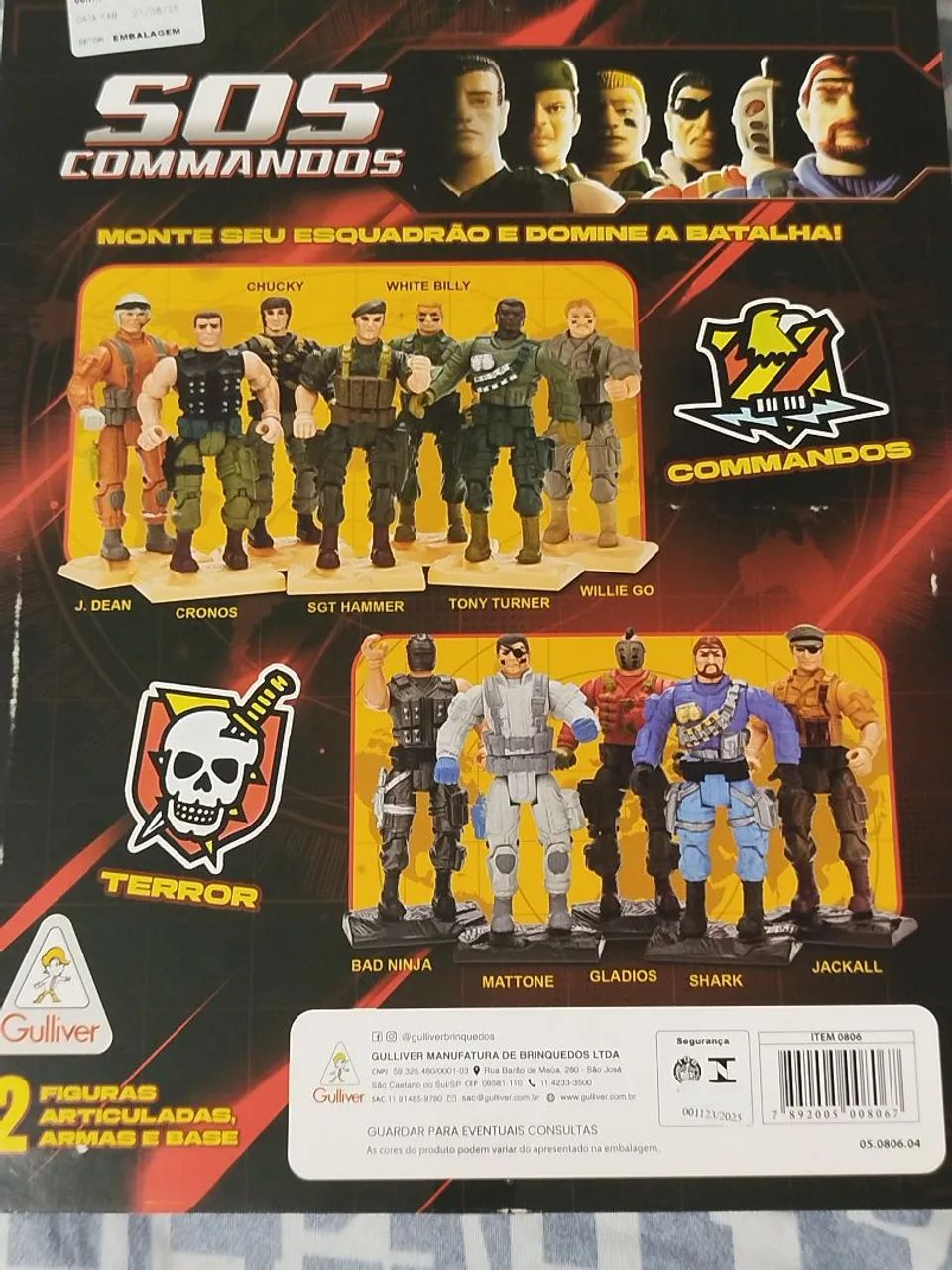 Sós Comandos Cartela J Dean e Shark  - Foto 5