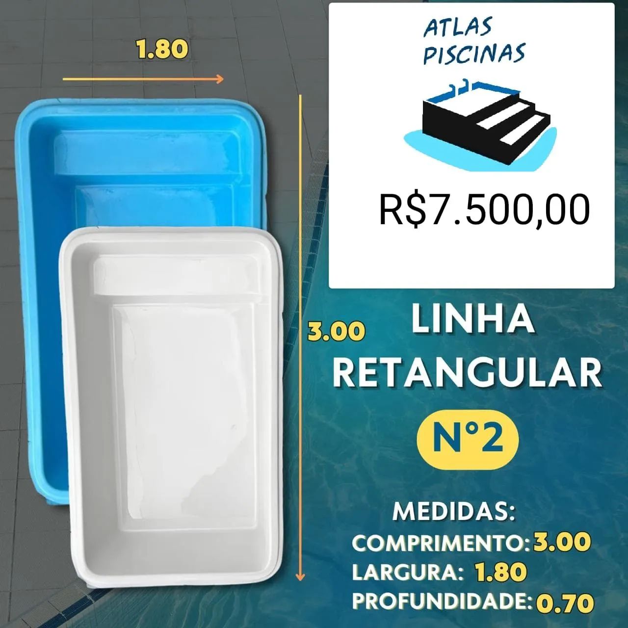 Atlas piscinas direito da fábrica  - Foto 4