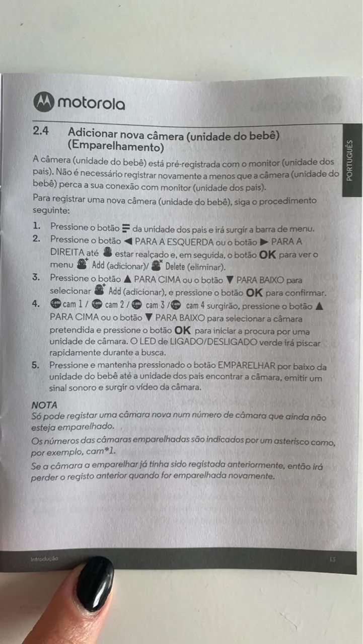 Câmera Babá Eletrônica Motorola MBP30A - Foto 3