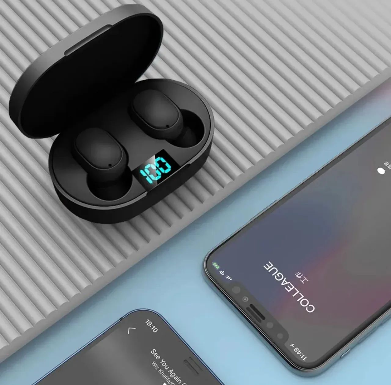 Fone De Ouvido Sem Fio Bluetooth 5.3 Tws Preto