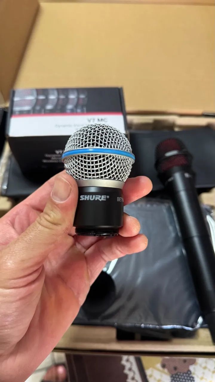 Cápsula Shure Beta 58A nova