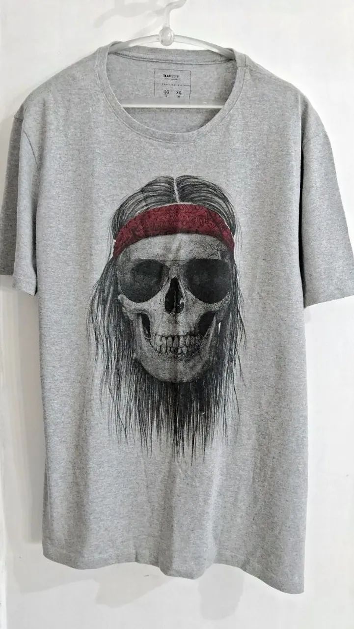 Camisetas Estilosas - Caveira, Coringa e Listrada - Foto 4