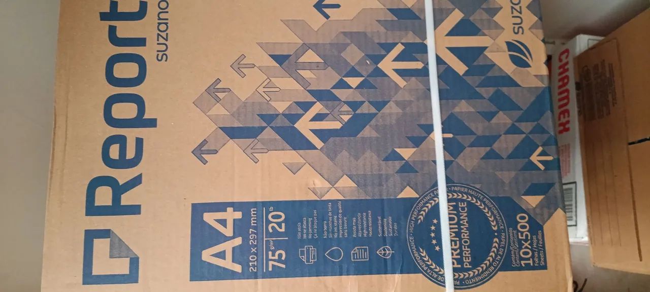 Papel A4 Premium 75g - 10 pacotes com 500 folhas