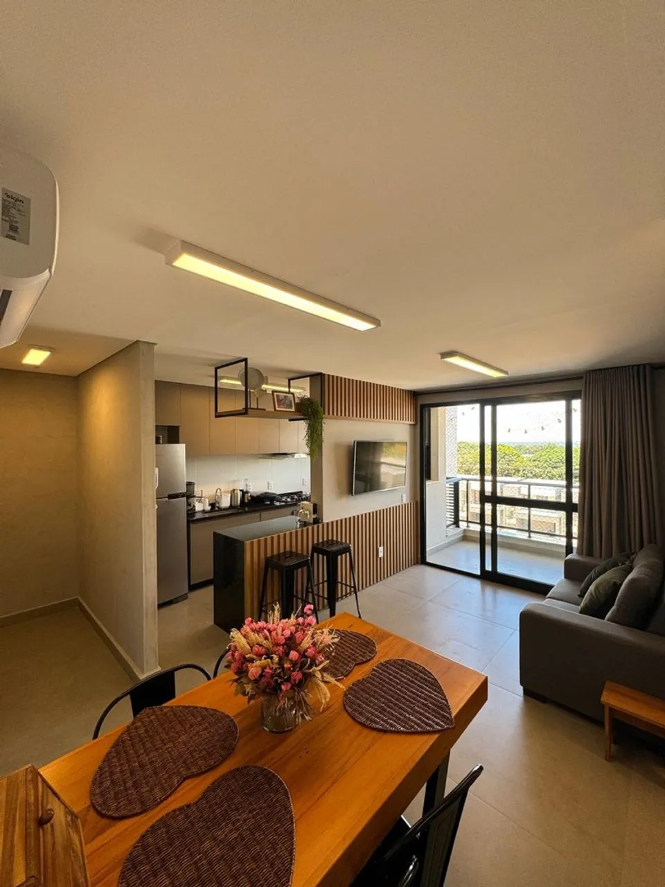 Aluguel apartamento mobiliado Aurium 
