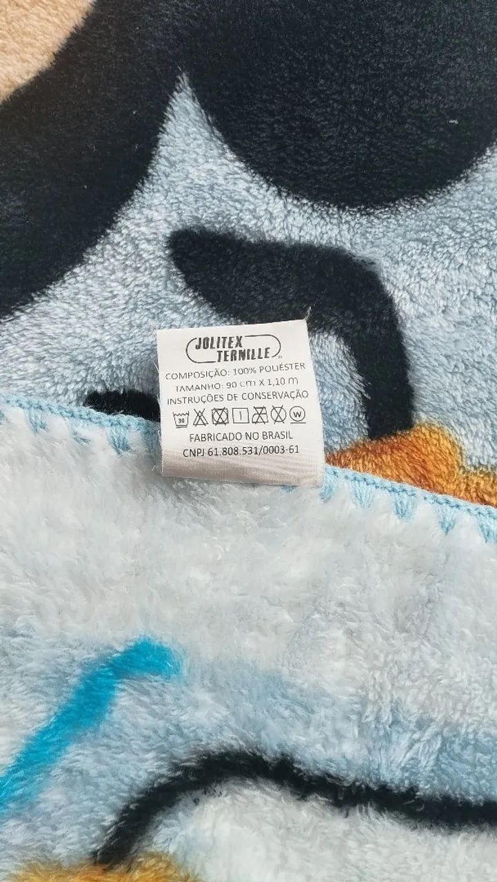 Cobertor Mickey e Pluto para Bebê - Foto 2