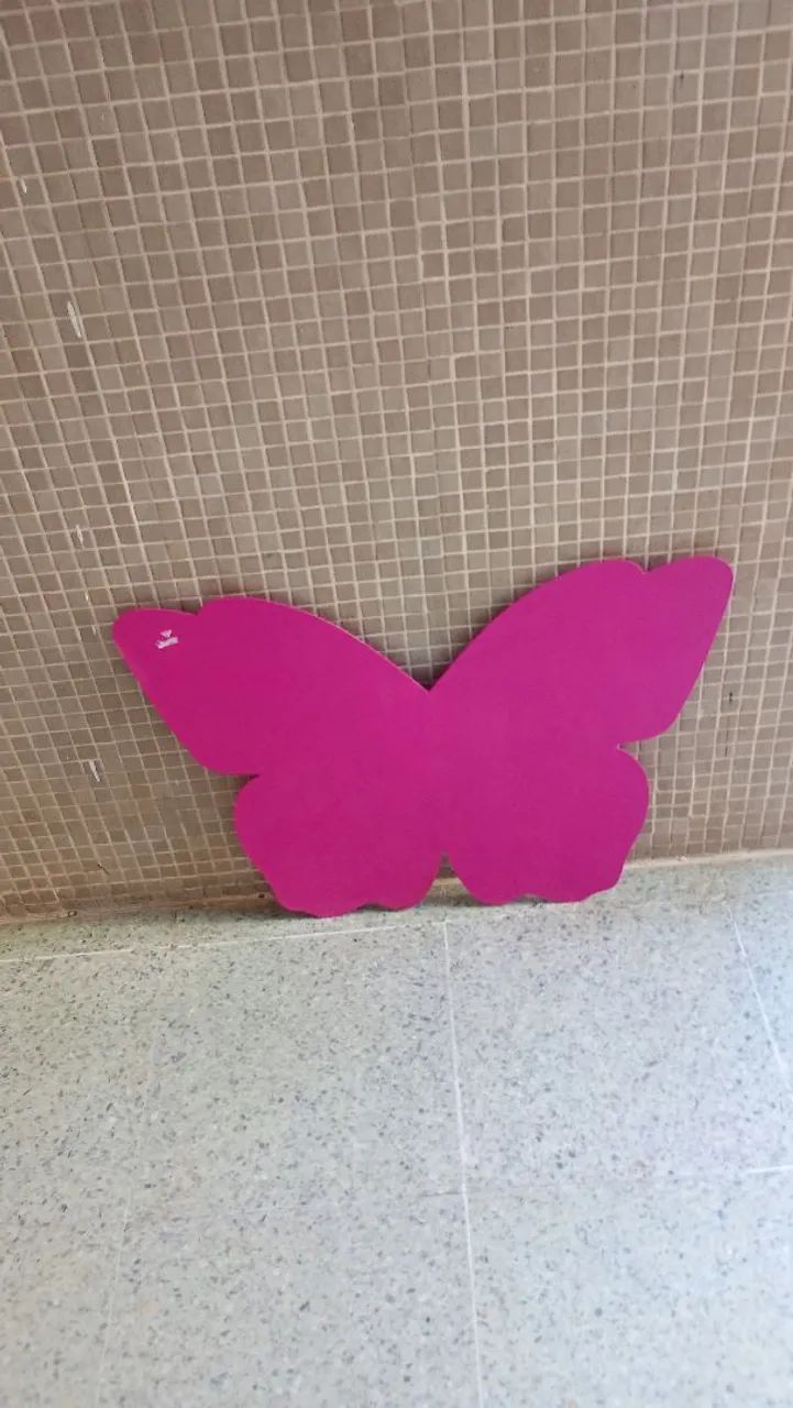 Borboleta de ferro Decorativa para Quarto Infantil