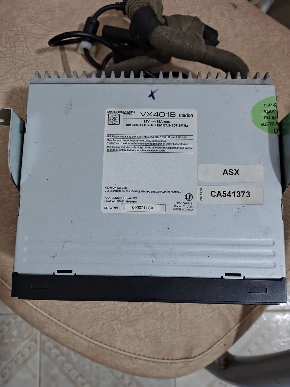 Central Multimídia Clarion com Bluetooth( carro ASX) - Foto 3