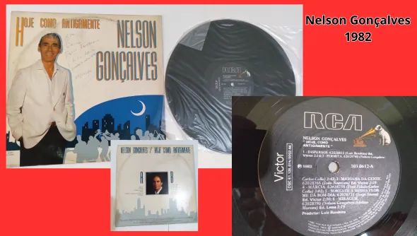 Disco de Vinil Nelson Gonçalves - Albúm Hoje Como Antigamente 1983