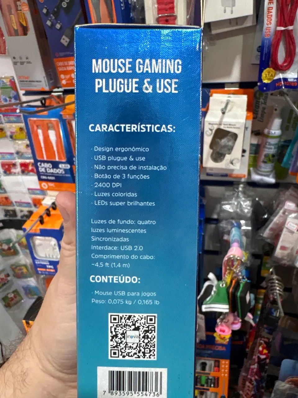 Mouse gamer Led RGB inova  - Foto 2