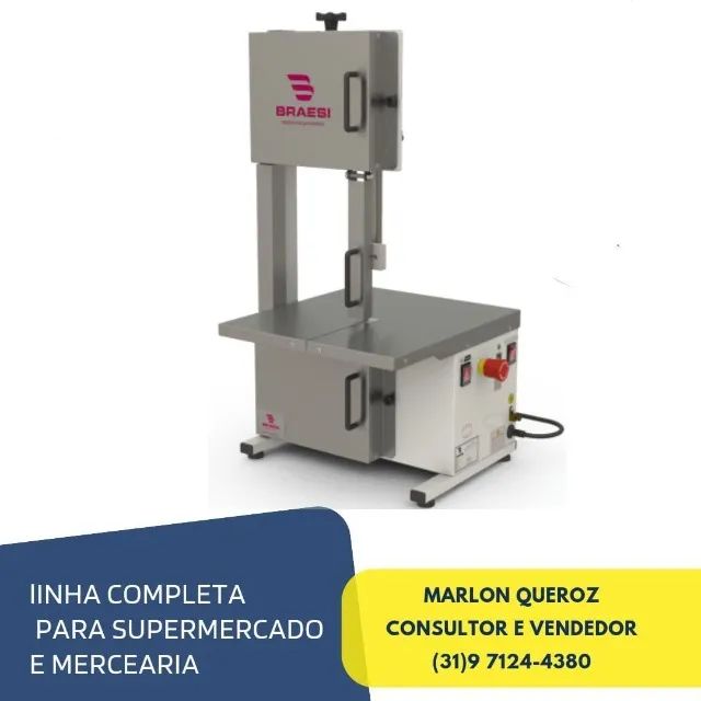 Serra Fita de Mesa Braesi Inox Nova