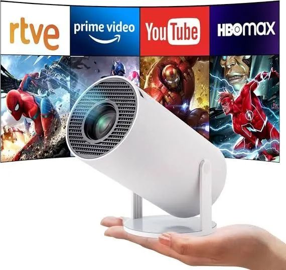 Projetor Portátil com Android e Wi-Fi - Alta Definição