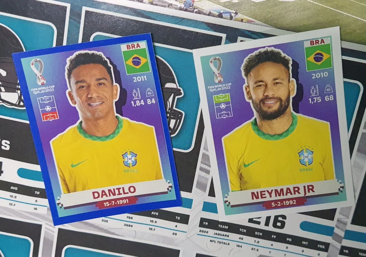 Figurinhas Copa Borda Branca - Neymar Jr