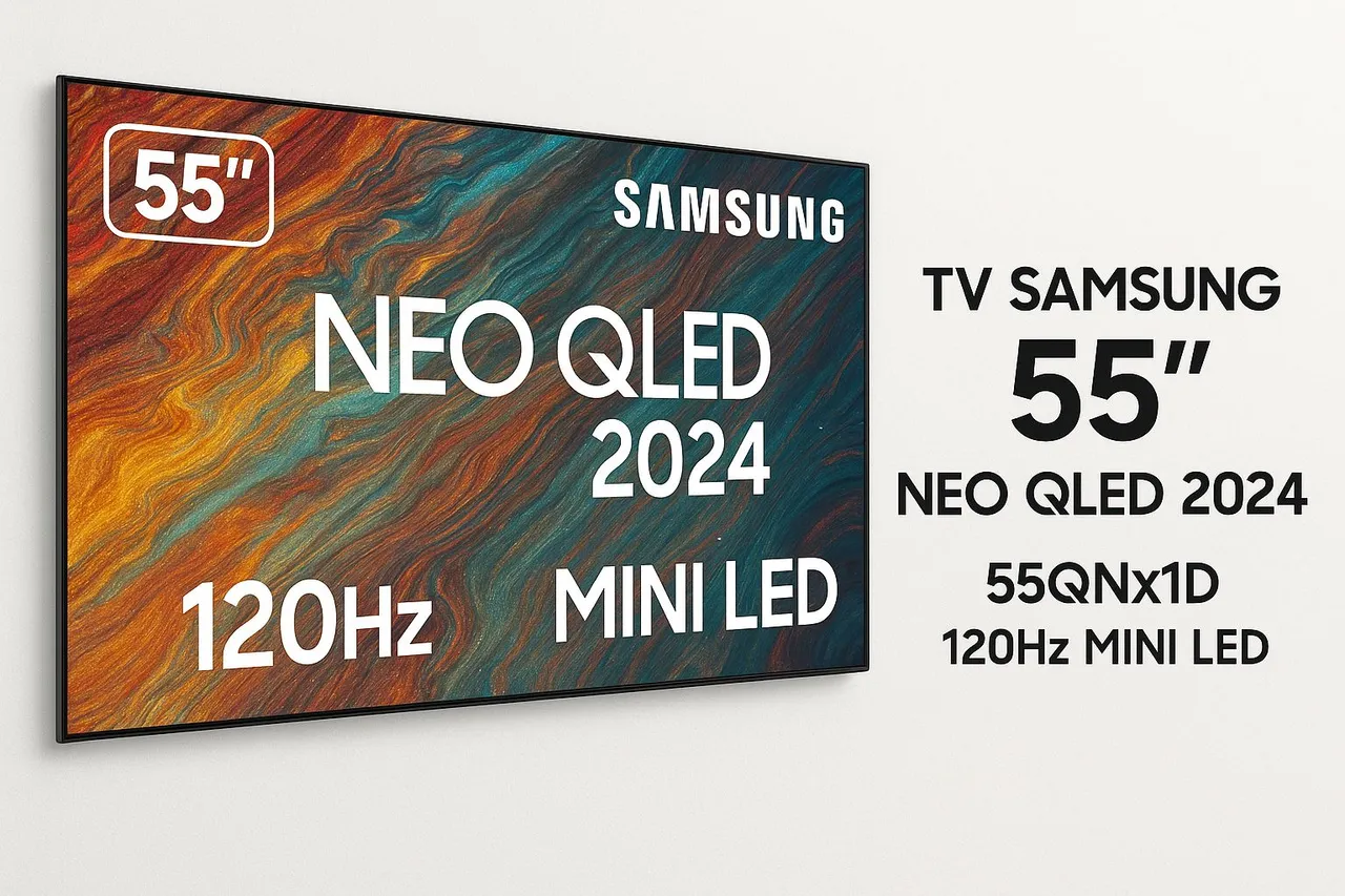 SmartTV Samsung Ai Tv 55" Neo Qled 4k 55qnx1d 120hz MiniLED 2024