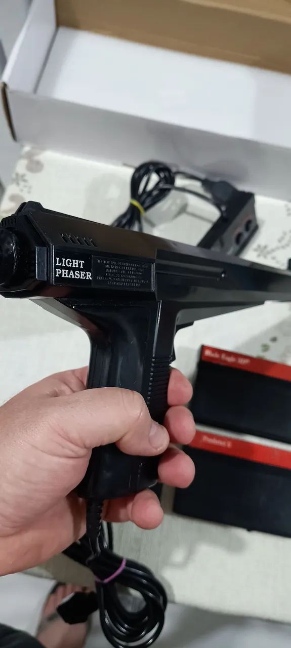 Controle Master System + Jogos + Light Phaser !!!Tudo original 64308649573505122
