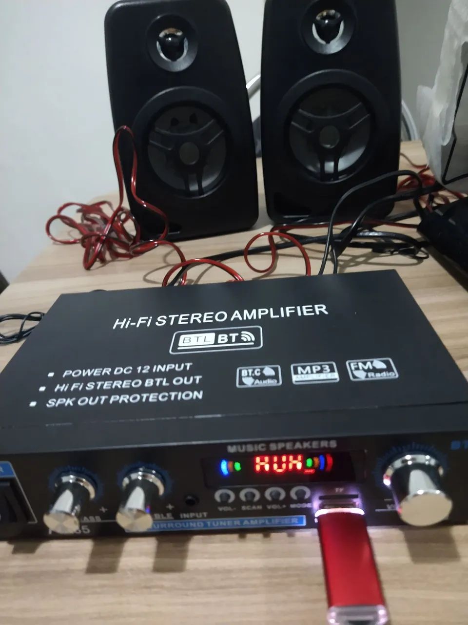 Amplificador rádio FM Bluetooth  - Foto 2