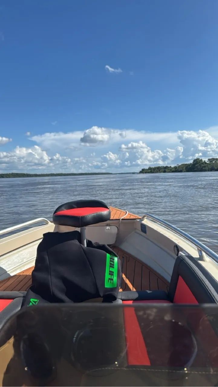 Lancha barco de alumínio casco 100% soldado com motor mercury 115hp ano 2024 - Foto 4