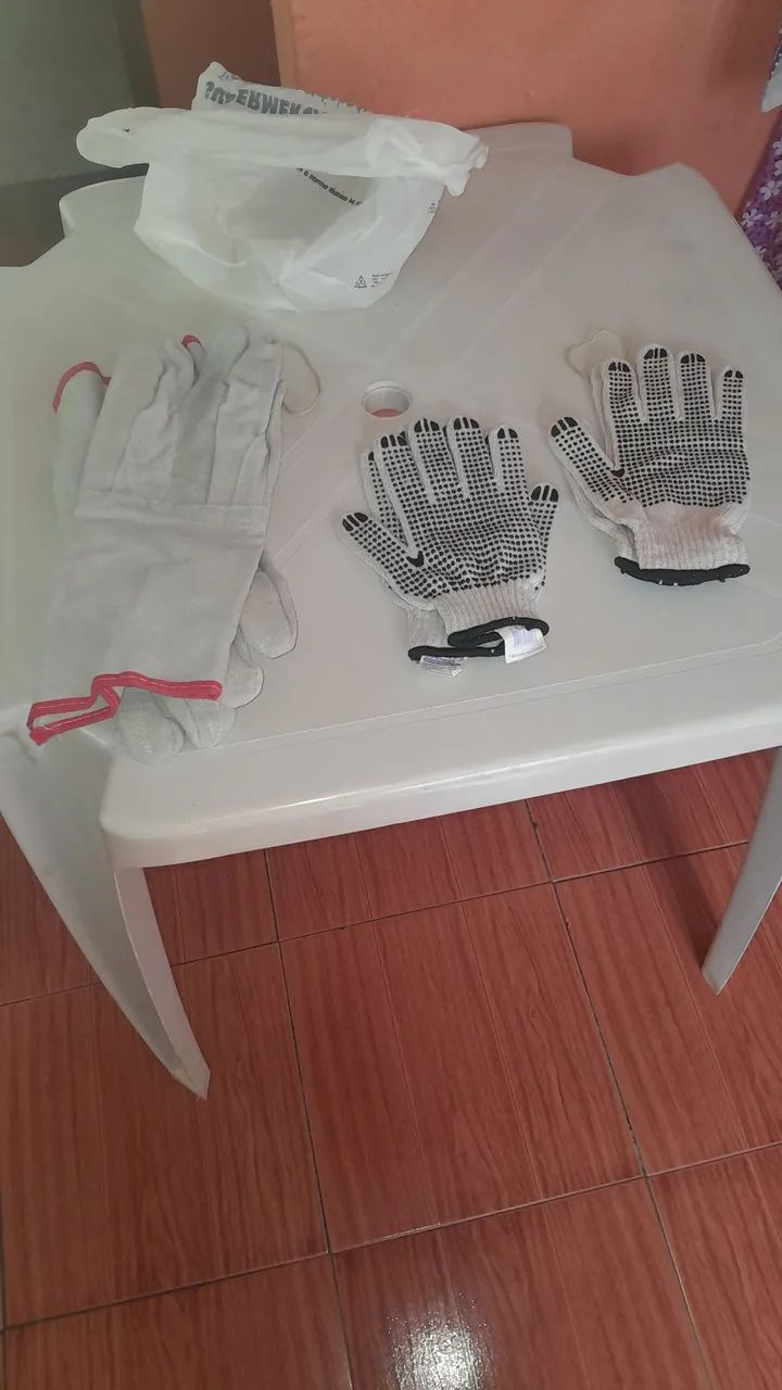 Luvas de segurança - Par de luvas novas