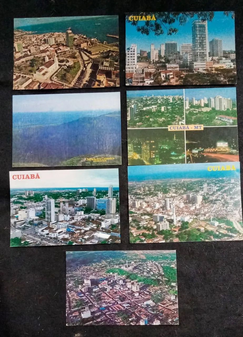 POSTAL - 7 POSTAIS DE MATO GROSSO 