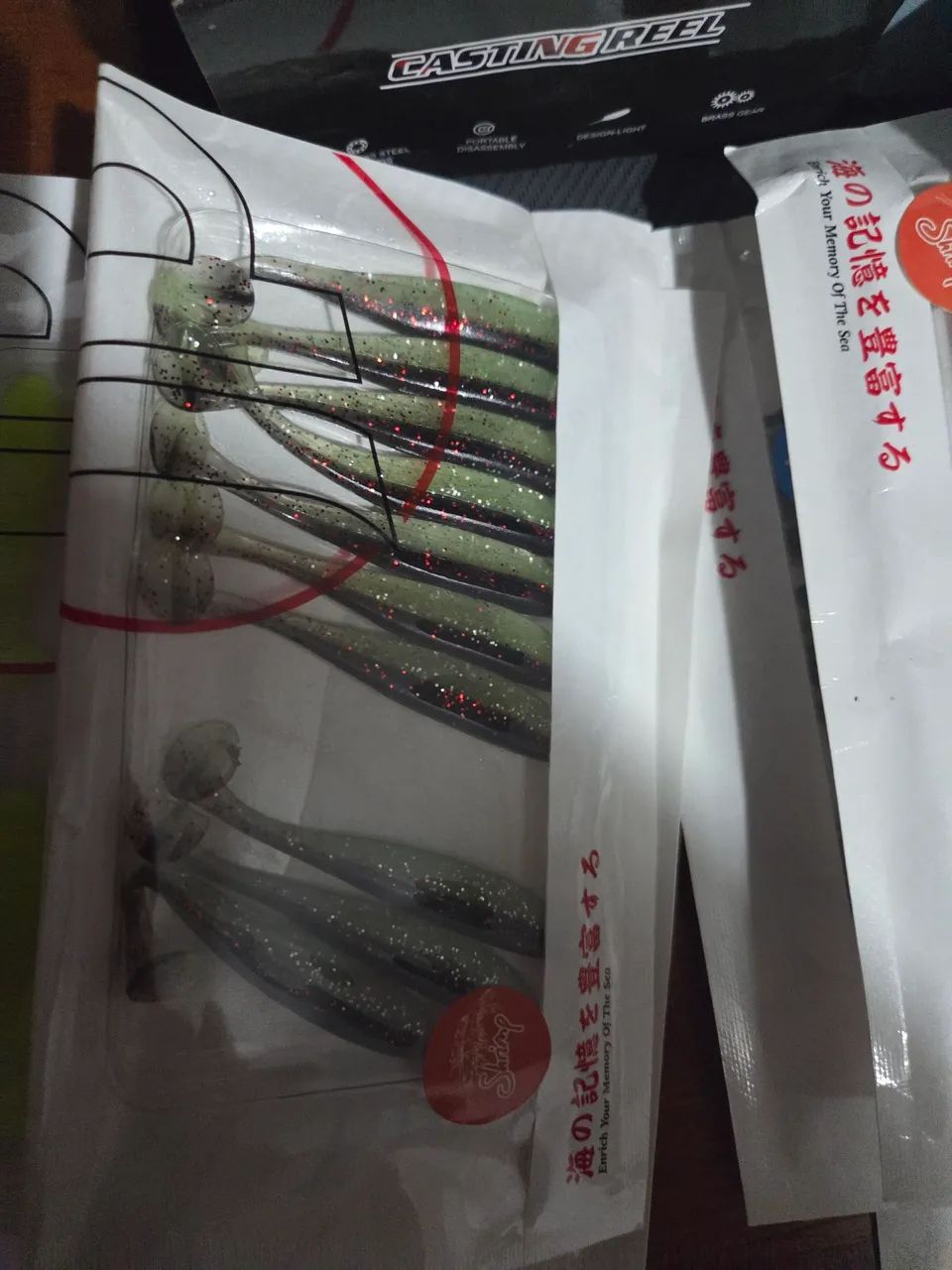 Shad/ soft isca de pesca  - Foto 2