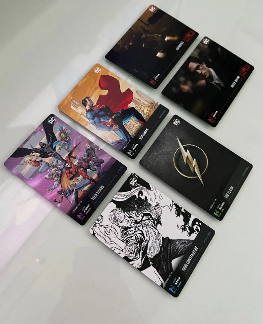 Coleção 6x Cartas Físicas Hro DC Comics (Capítulo 1) - Superman, Batman, Flash - EXCLUSIVA - Foto 4