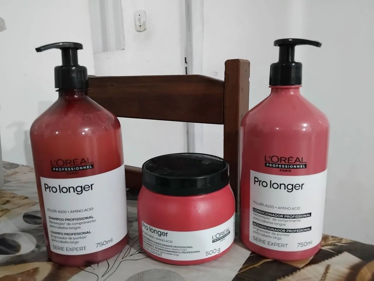 Kit L'Oréal Professionnel Pro Longer - Shampoo, Condicionador e Máscara
