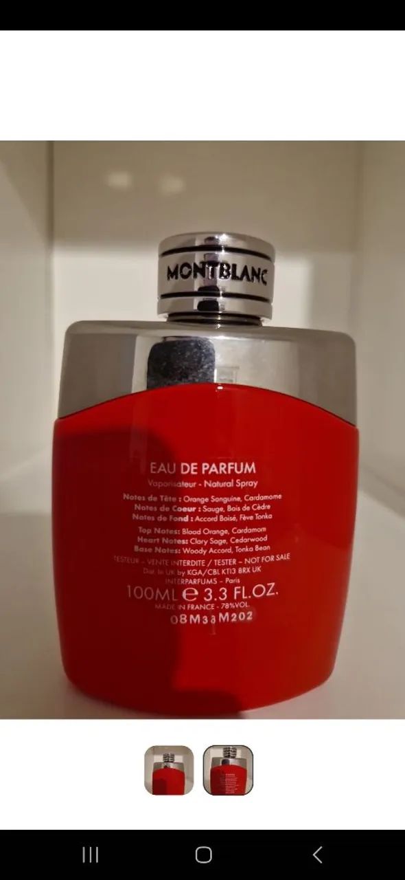 Perfume MontBlanc Red - EDP - Foto 2