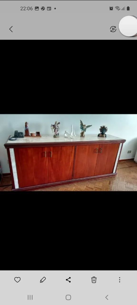 Mesa clássica de Jantar + 8 cadeiras + buffet  - Foto 4