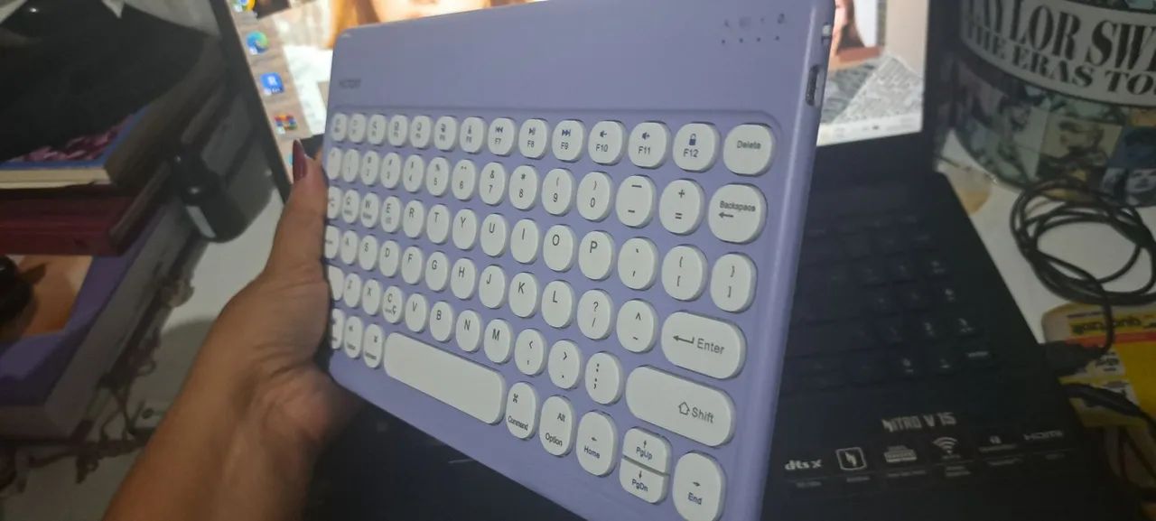 Teclado Bluetooth seminovo - Foto 3