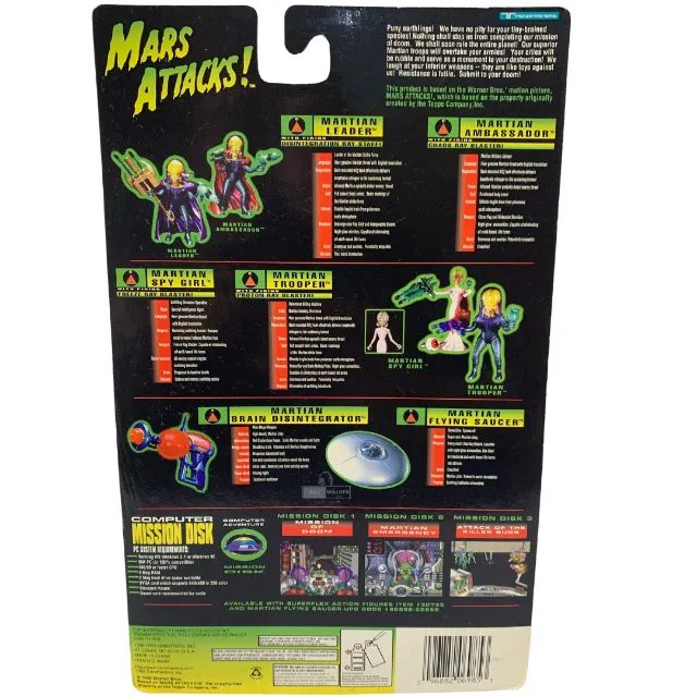 Mars Attacks! Martian Spy Girl With Firing 1996 - Foto 5