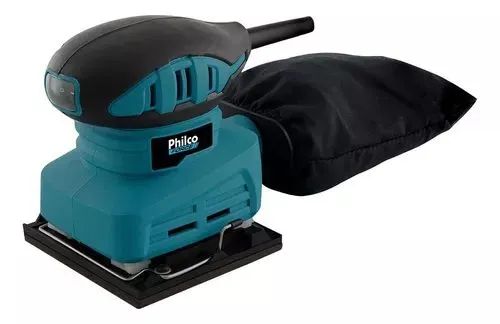 Lixadeira Orbital Philco Force Sem Sujeira Tem Coletor de PÓ 