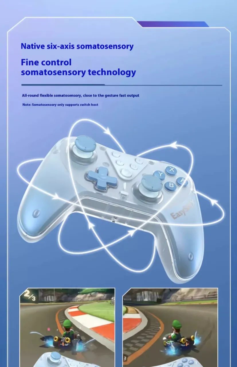 Controle Gamepad EasySmx T39 Preto - Foto 5