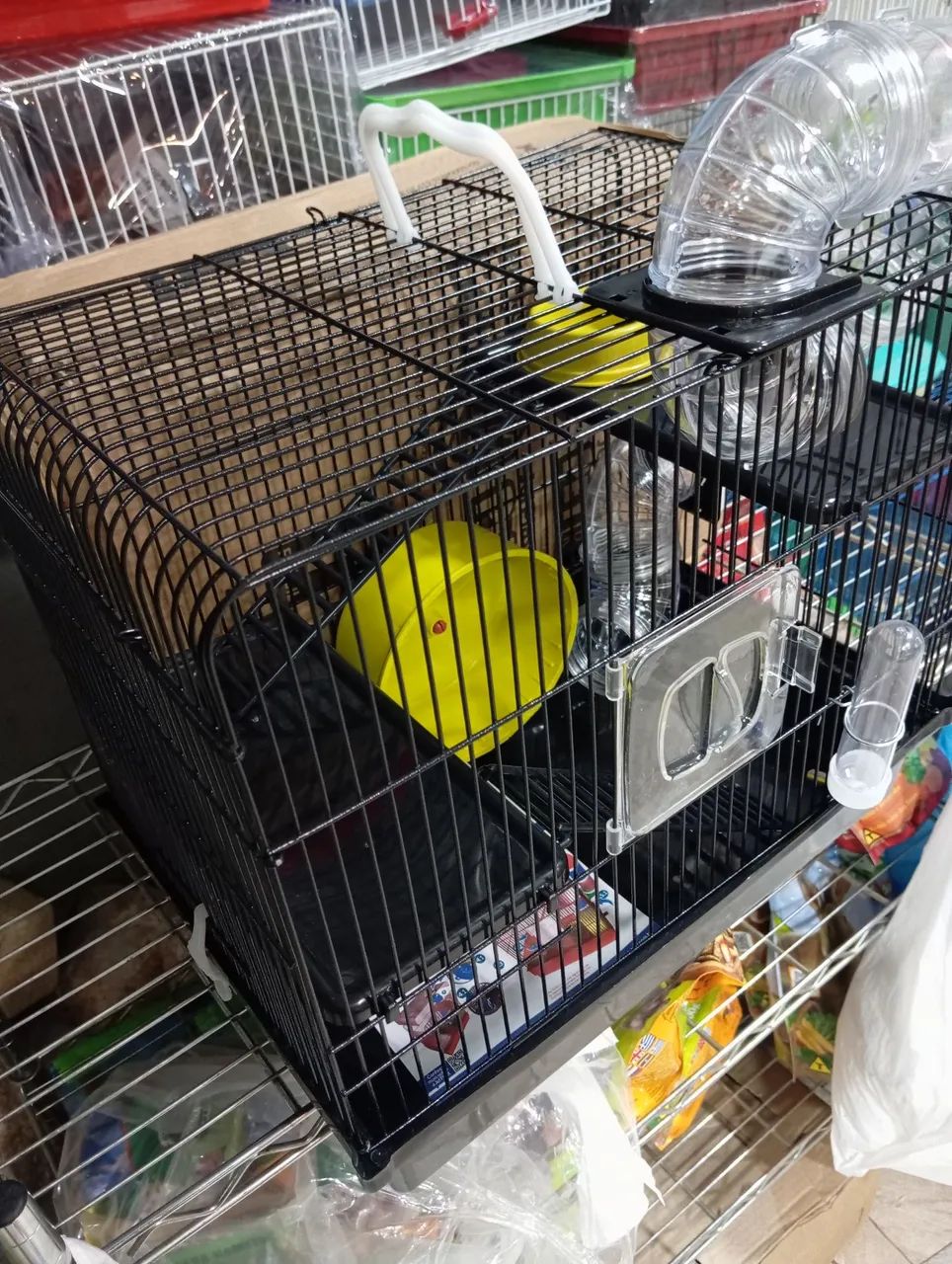 Gaiola para hamster com tubos - fazemos entrega  - Foto 4